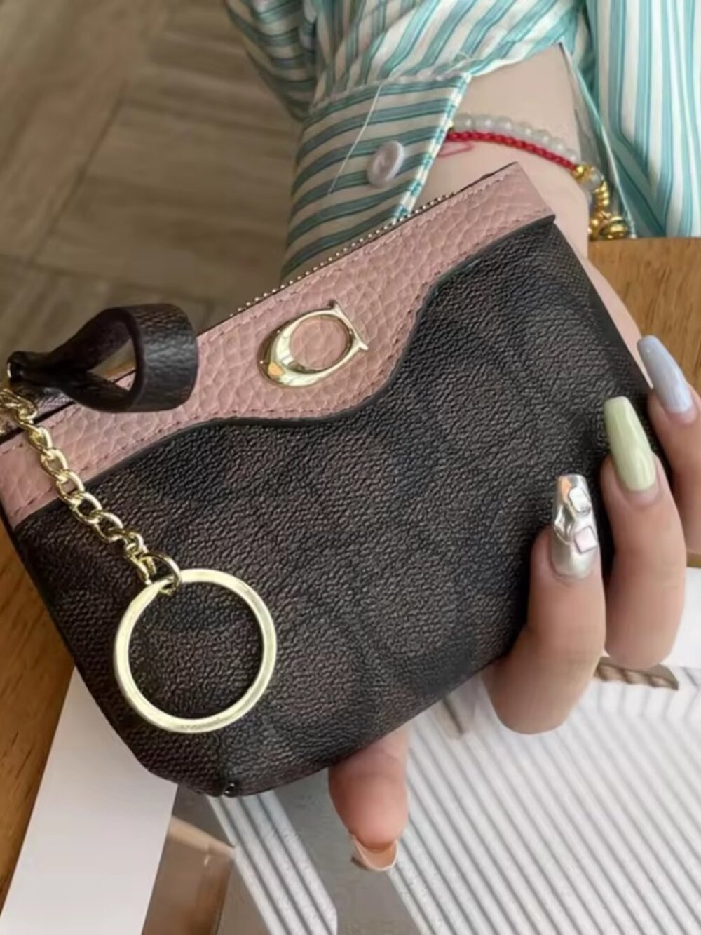 New Classic Old Flower Small Wallet